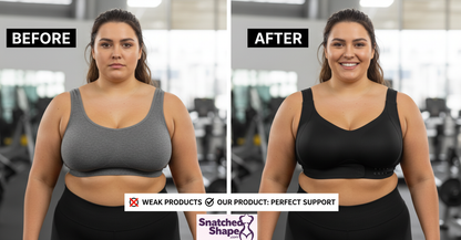 Front Strap Push-Up Sports Bra - Shapewear Support & Lift