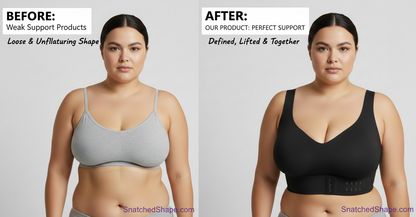 Front Strap Push-Up Sports Bra - Shapewear Support & Lift